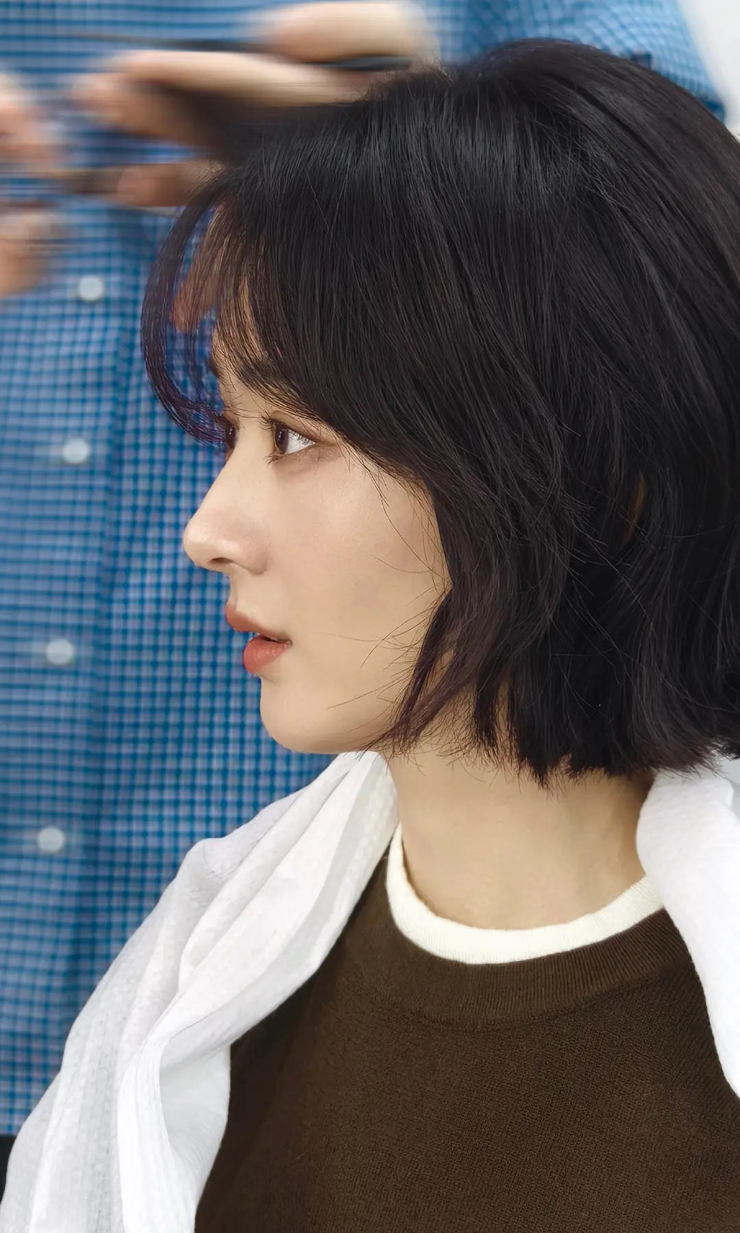 赵丽颖的鼻子才是85花里最好看的,特别是侧脸