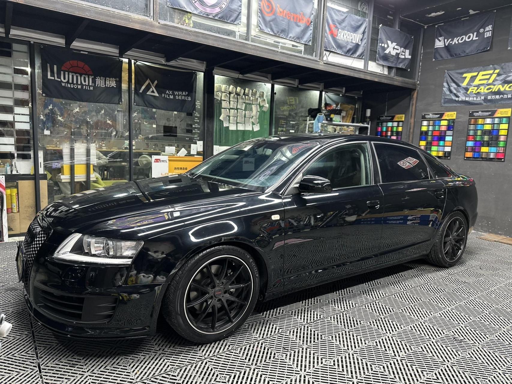 老款奥迪a6 外观翻新改造.那么老的车子可以贴膜吗?