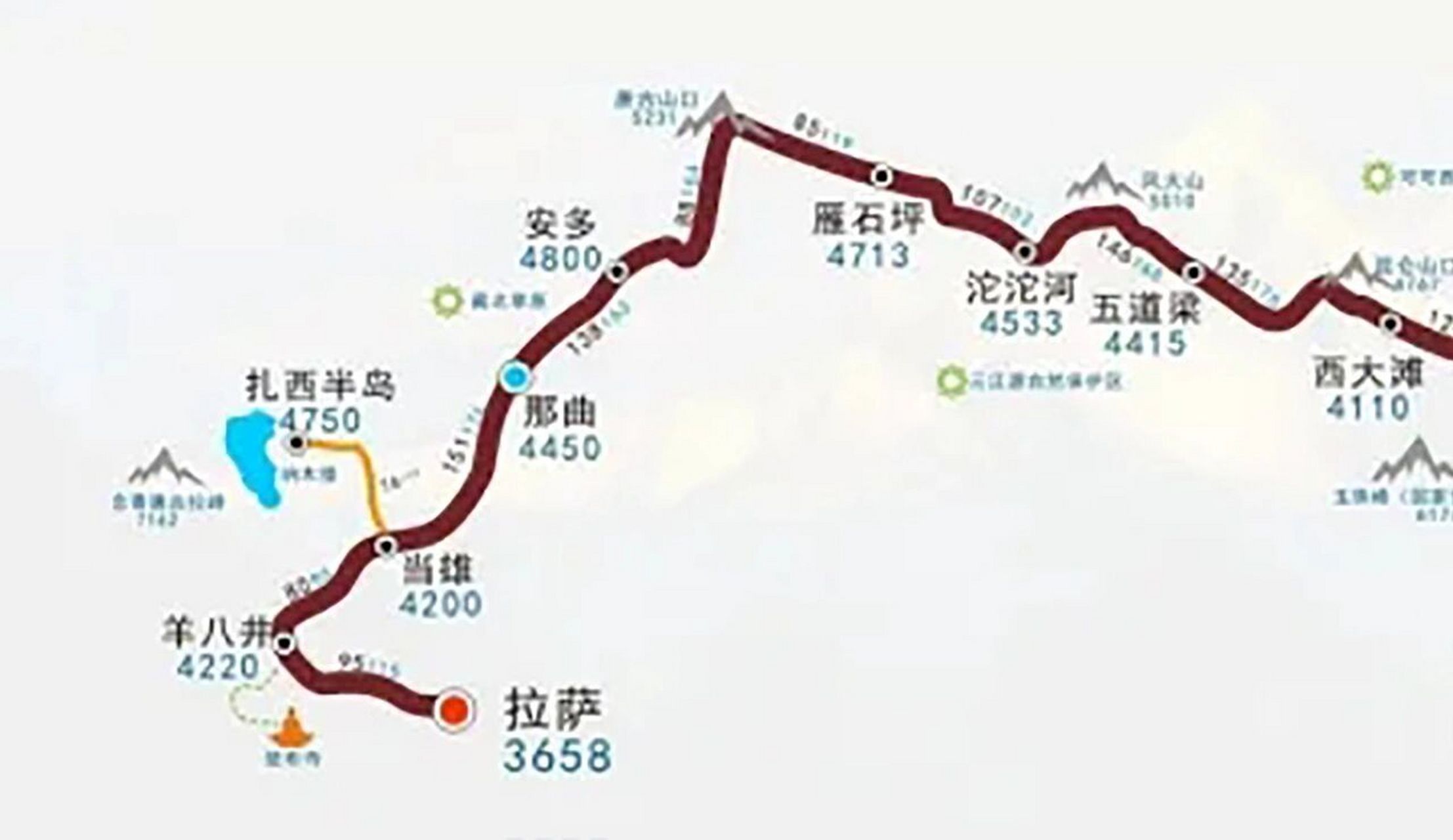【进藏路线】青藏线 青藏线,即国道g109,是从西宁到拉萨的进藏路线