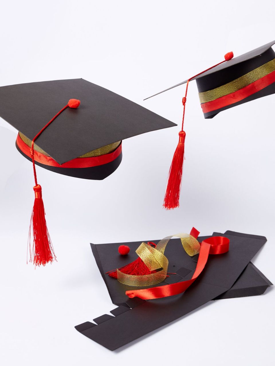 用卡纸就能做出来的毕业博士帽手工,快来学 转眼就到毕业季🎓 时光