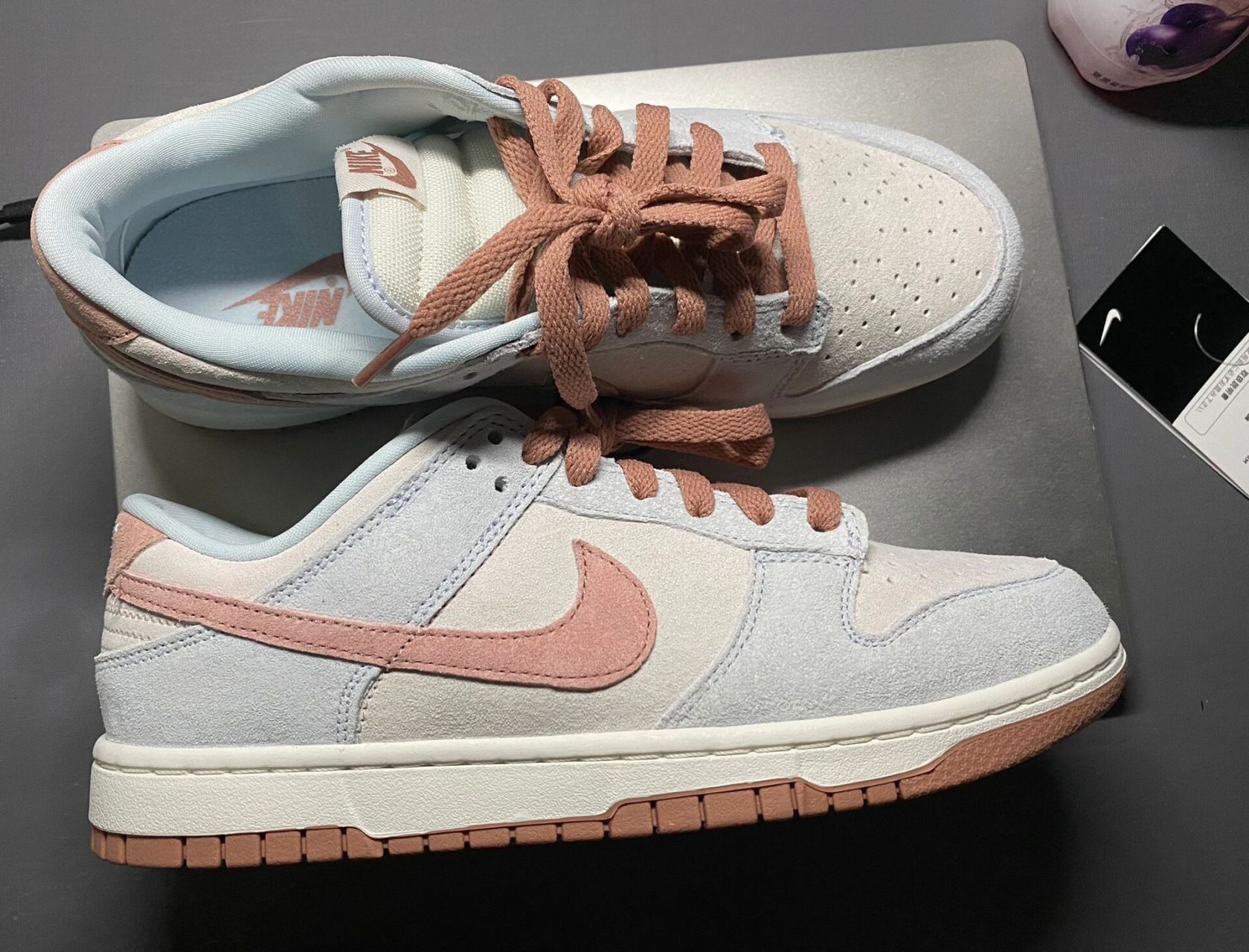 nike dunk low 化石玫瑰