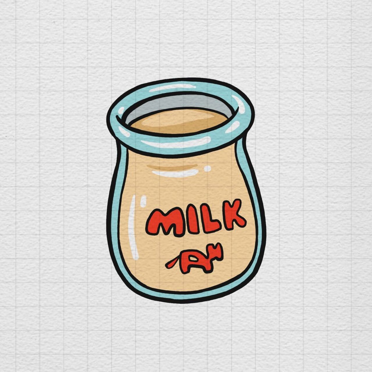 简笔画|一瓶牛奶 马上要放假啦,小伙伴们该囤画啦,国庆假期画起来哦