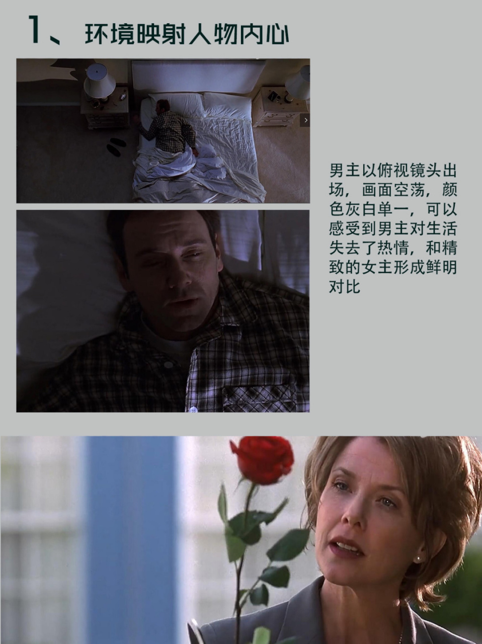 《美国丽人》|美术视听分析 78评分:8.