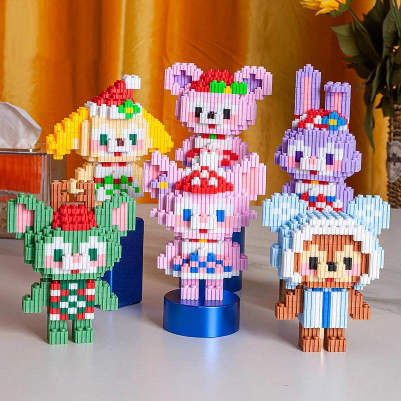 图纸来了,六款小可爱微颗粒积木图纸来了      积木