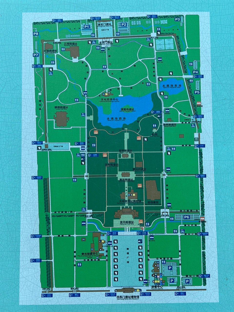 西安61大明宫 千宫之宫 大明官坐落于长安城外郭城以北禁苑内,平面