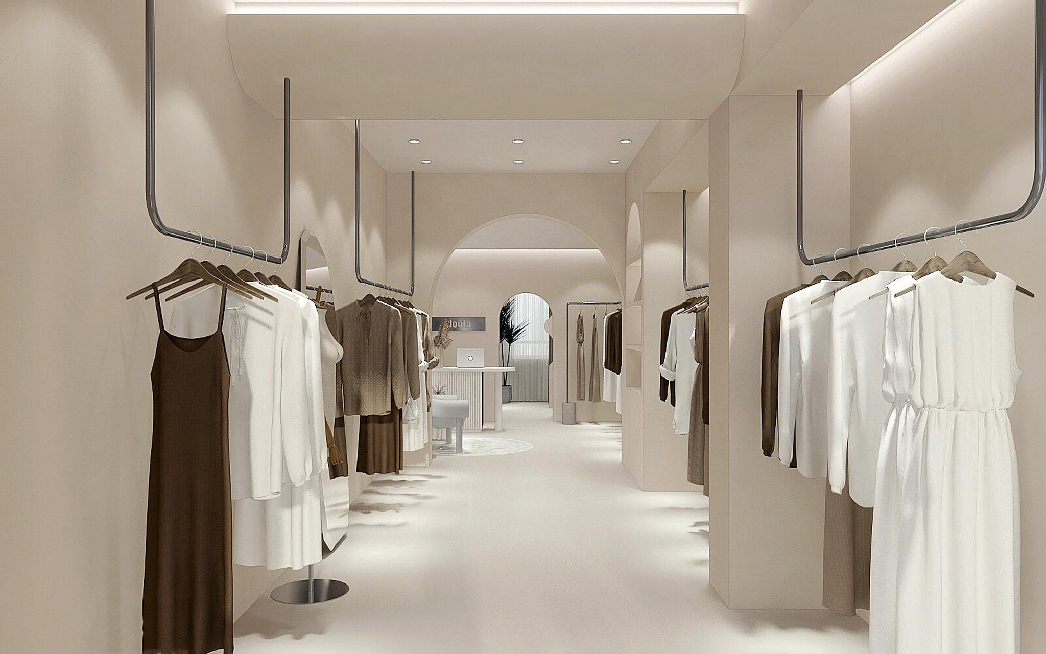 韩式服装店设计|温柔配色舒适温馨