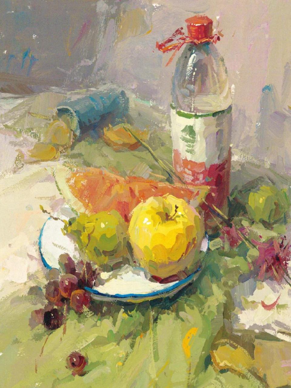 一组色彩静物作品分享 色彩静物组合.