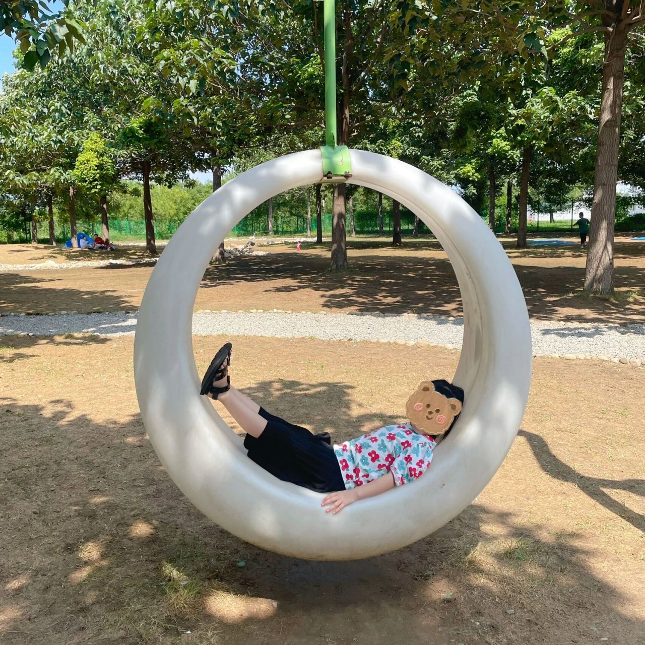 任丘|鹿小森亲子乐园 在里面玩了一天自带了垫子 小帐篷 一堆吃的喝的