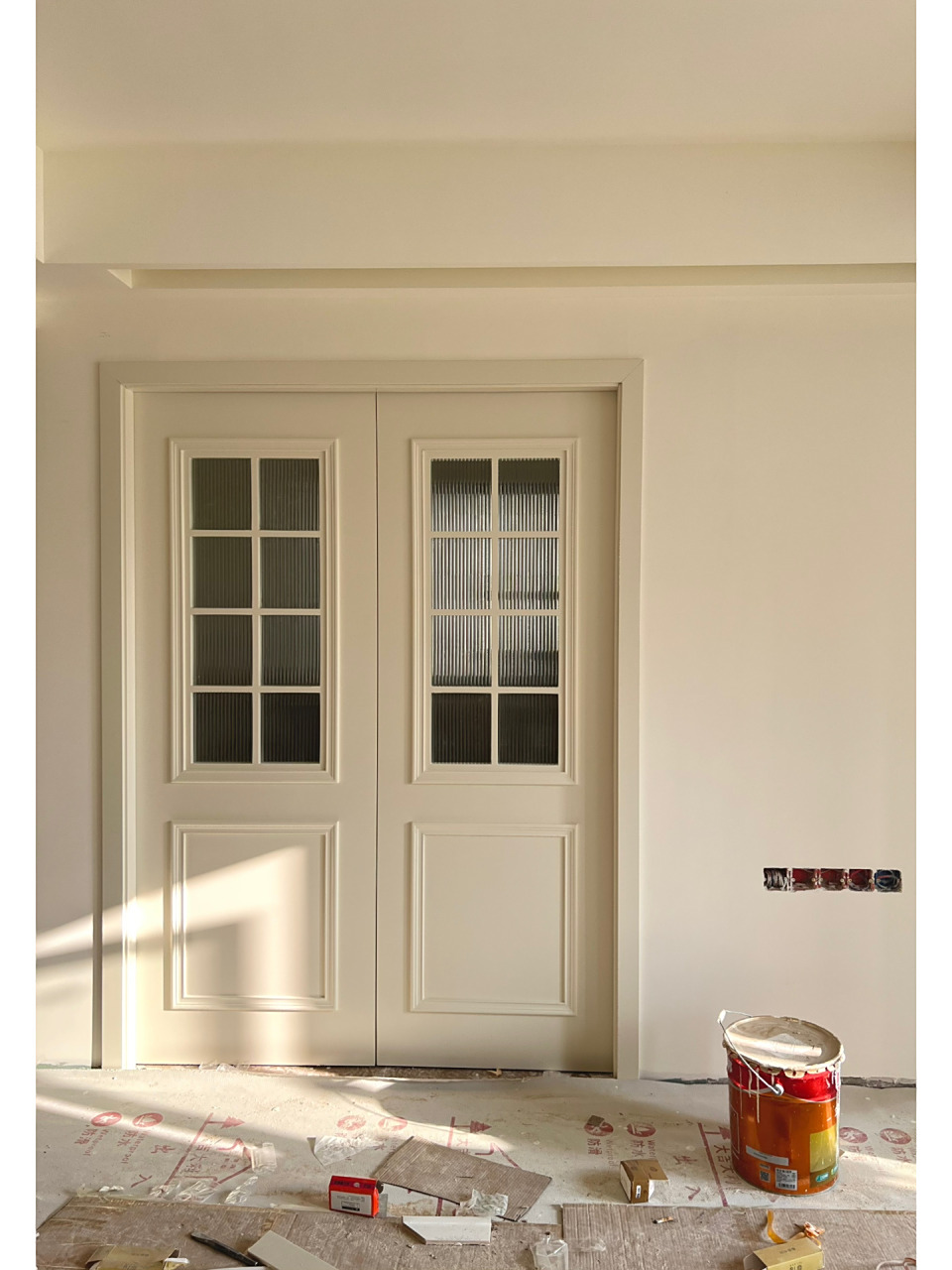 门一定要选象牙白!