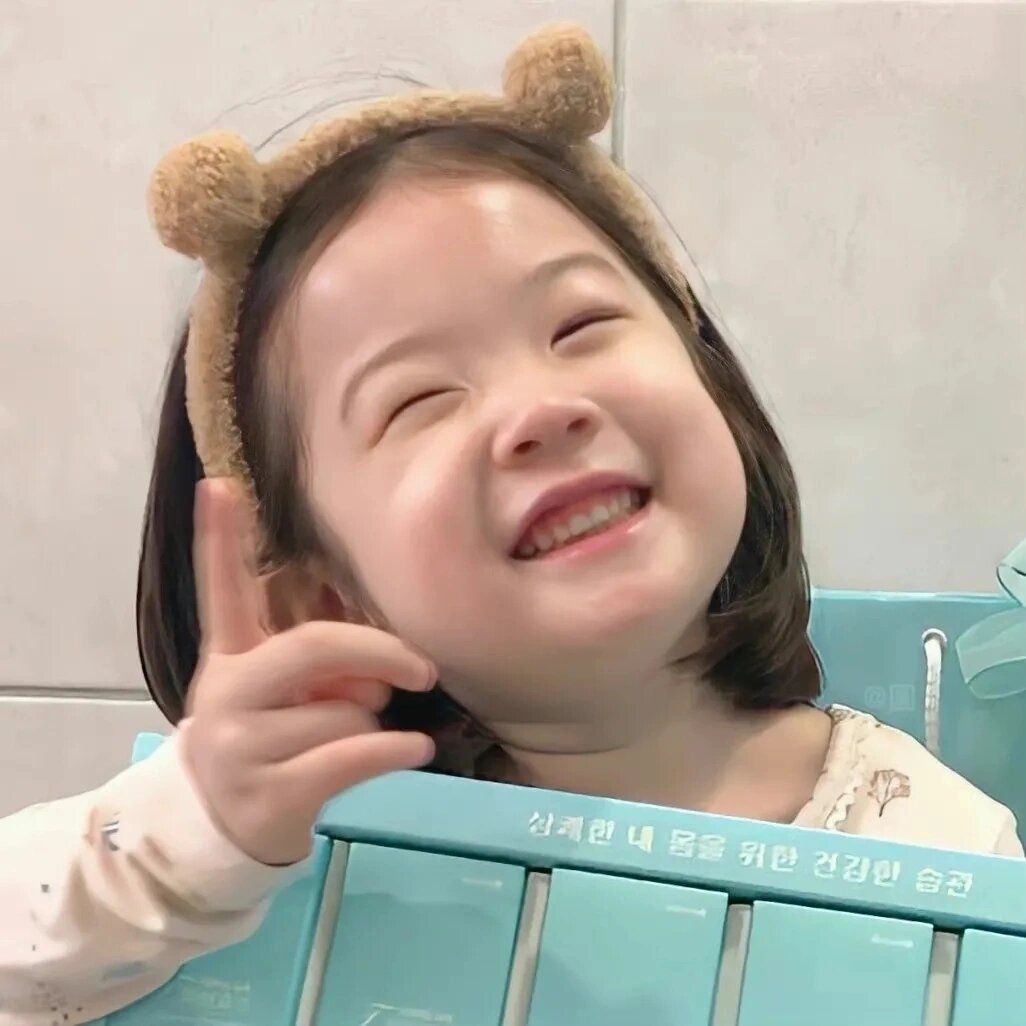 是超喜爱的萌娃闺蜜头像啊