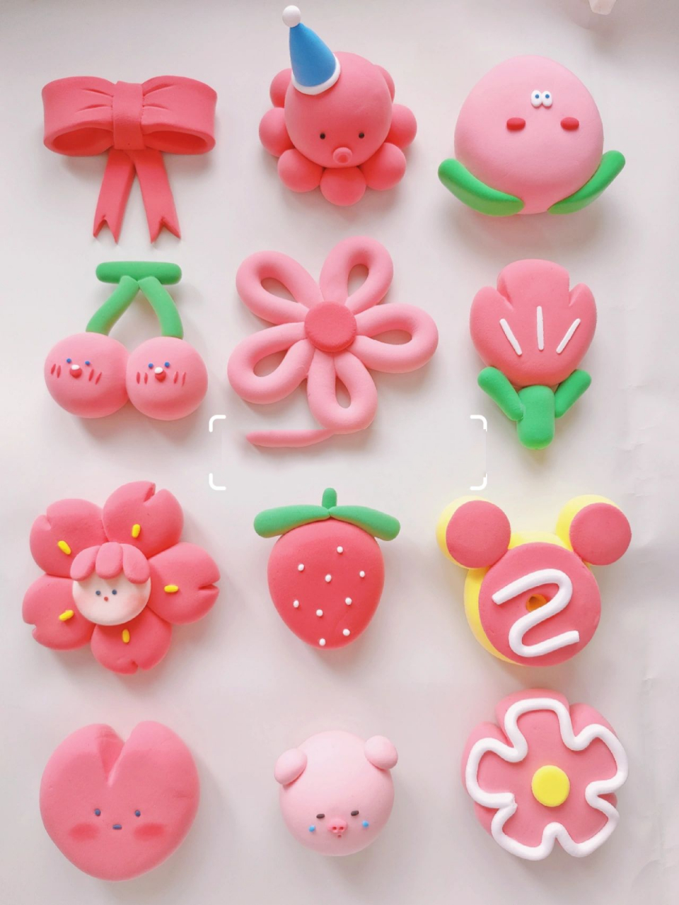 超轻黏土 | 冰箱贴摆件大合集来喽～ 哇哦  好多