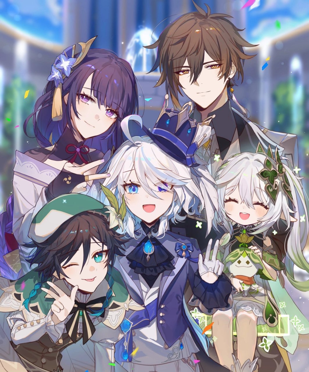 原神家族最新合照~每个人都好开心!