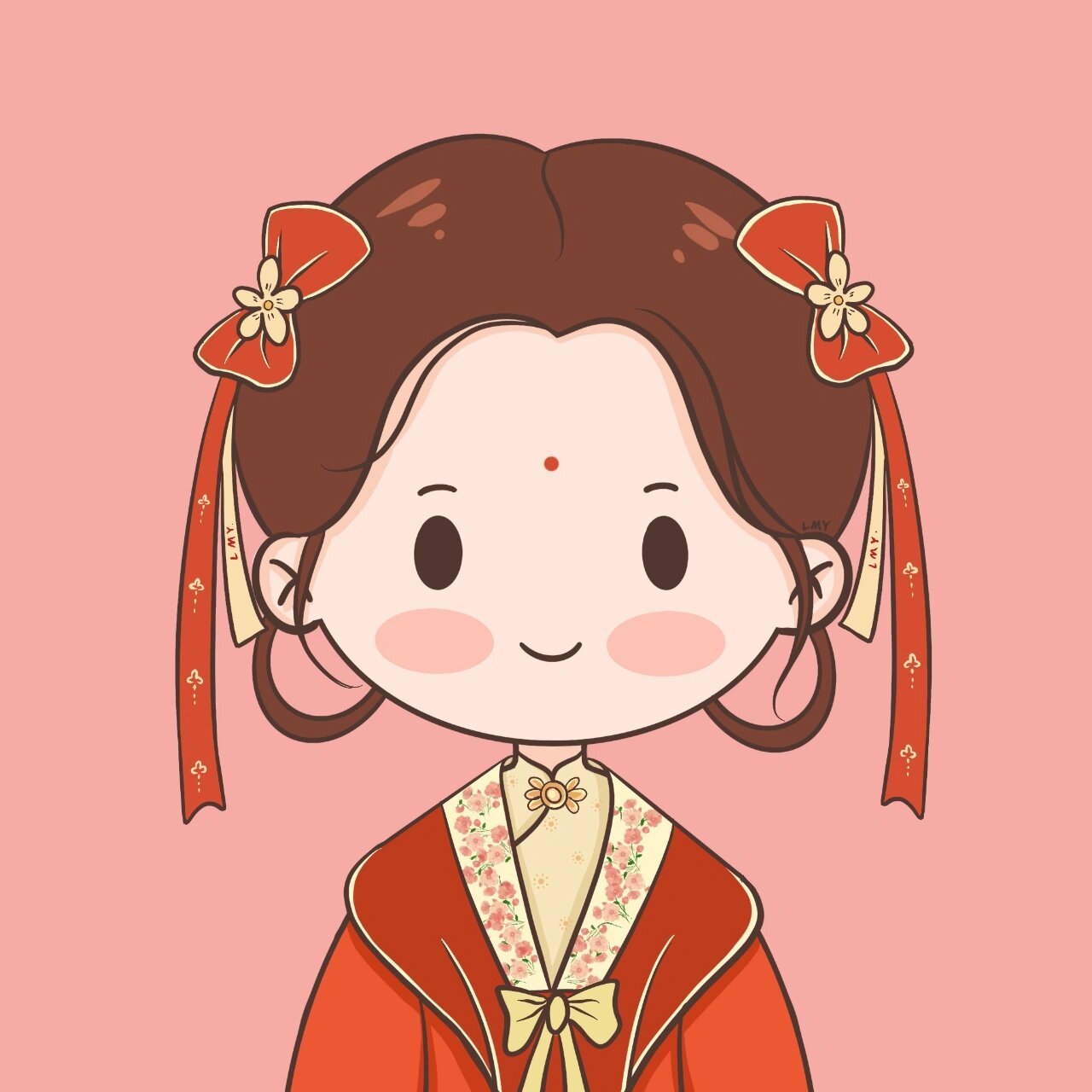 精致喜庆小头像/可爱卡通 辞暮尔尔 烟火年年
