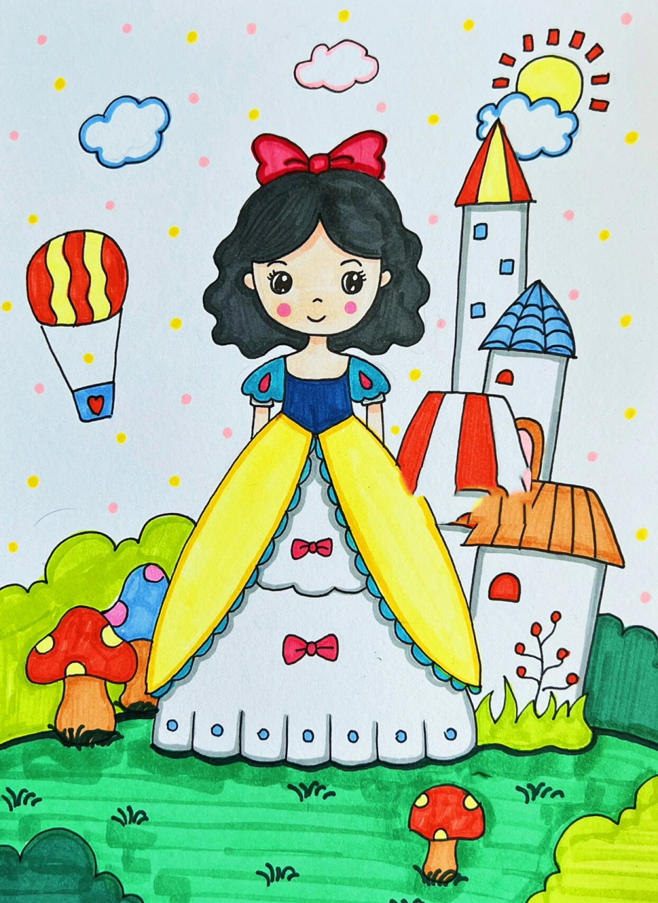 动漫手绘人物白雪公主