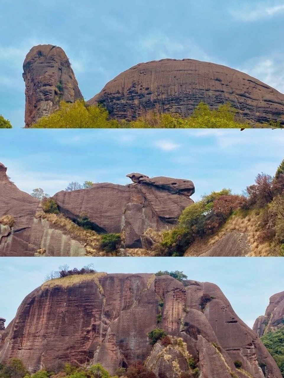 龟峰:你长得真是龟 位于弋阳县的龟峰风景区,可谓是一片由巨石组成的