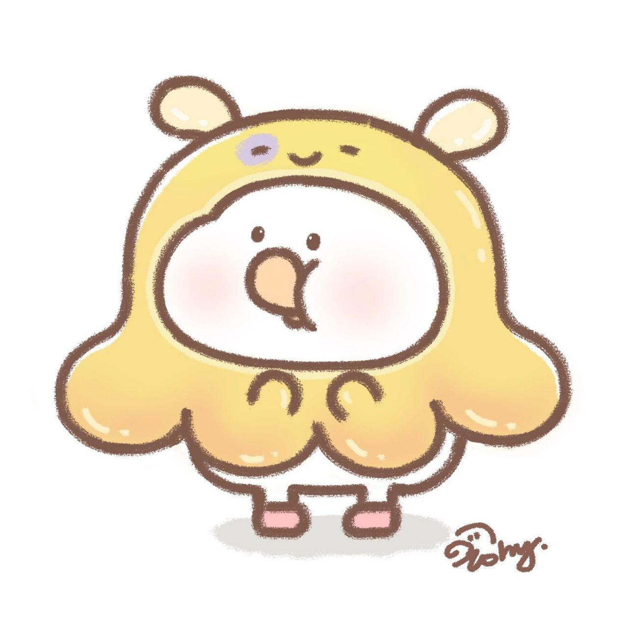 toby头像 |一对小海鲜09 猜猜小秃是什么海洋生物吧