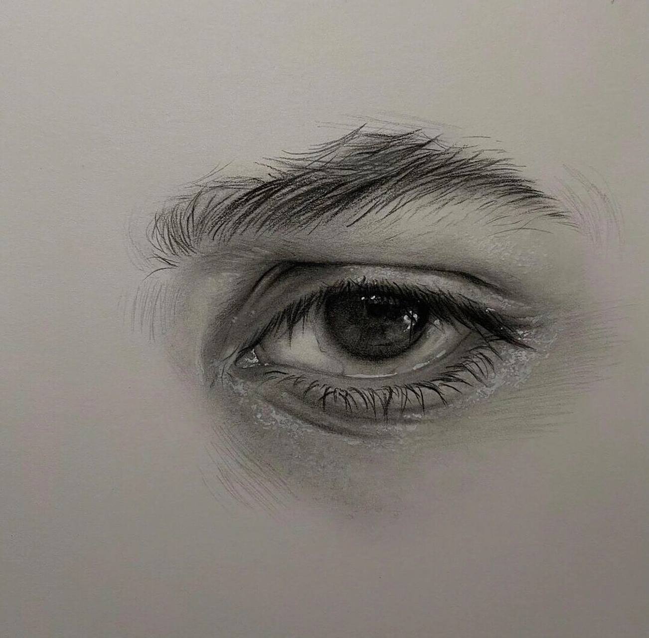 素描眼睛步骤图 | 教你如何画出逼真的眼睛 不收藏会后悔系列.