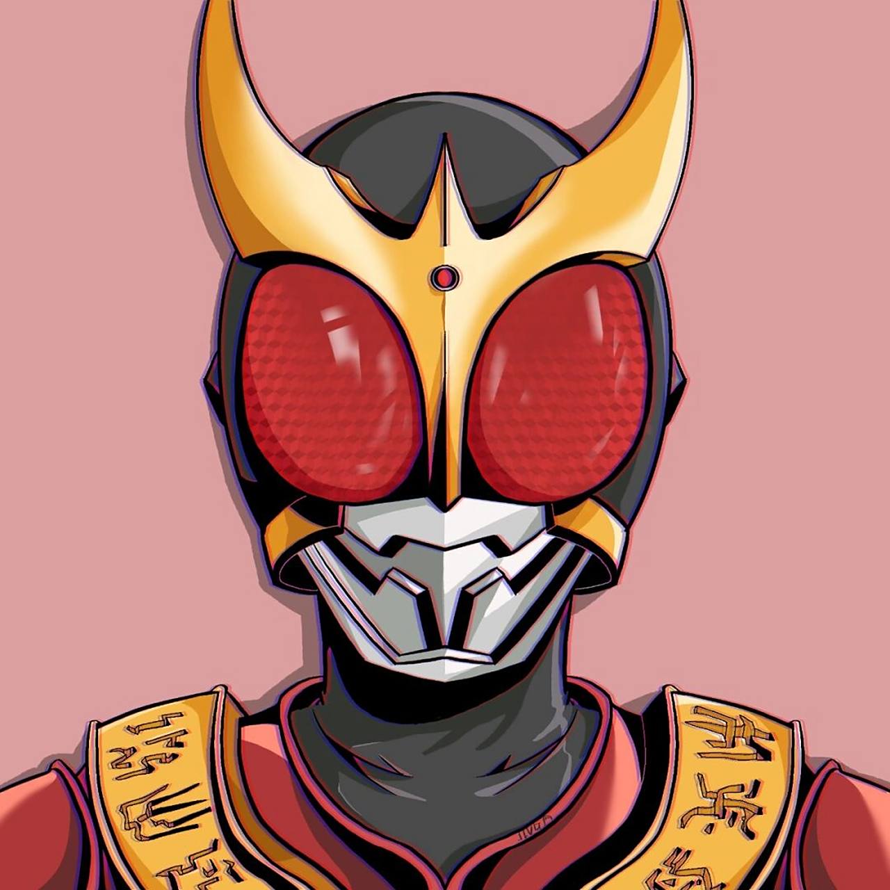 空我头像手绘#假面骑士# #画画# #procreate# #头像# #假面骑士空我