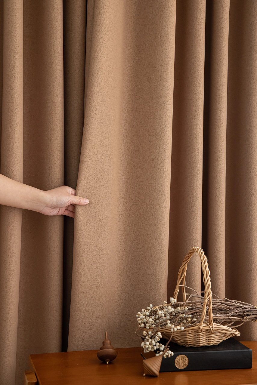 爱惨了|遮光简约又高级感99摩卡棕窗帘
