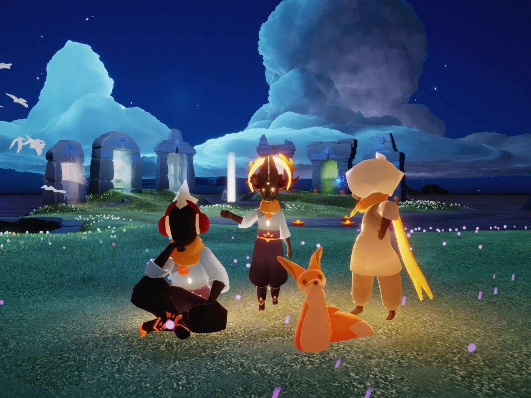 光遇-小王子季降临 地图入口:禁阁进门左边洞口,获取一个禁阁先祖即可