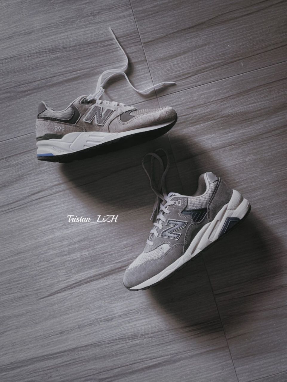 两个比较,我更喜欢580 new balance 999系列 灰色 男女同款 new