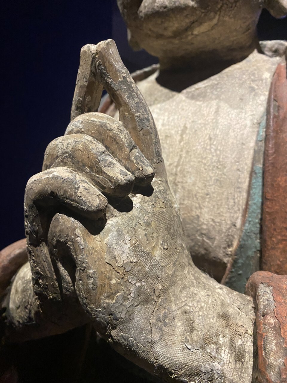 保存完整的明代木雕|大日如来佛像 大日如来佛像,出土于陕西;当这尊