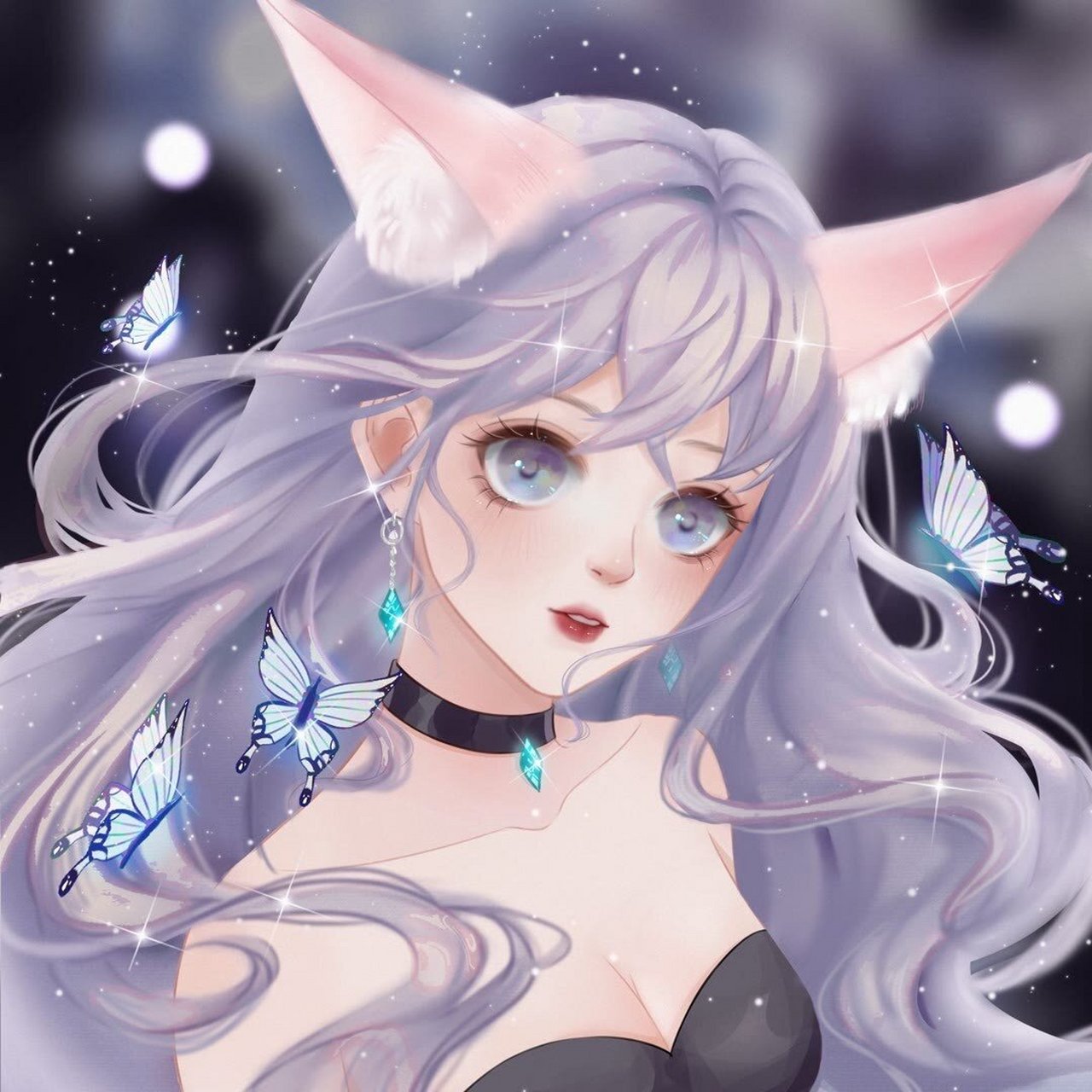 高贵紫色系动漫闺蜜头像!(1)