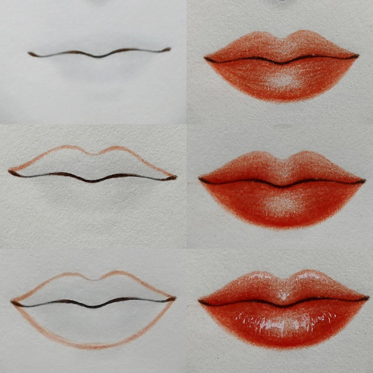 纸上彩妆美人图—零基础唇部练习 化妆师必修课