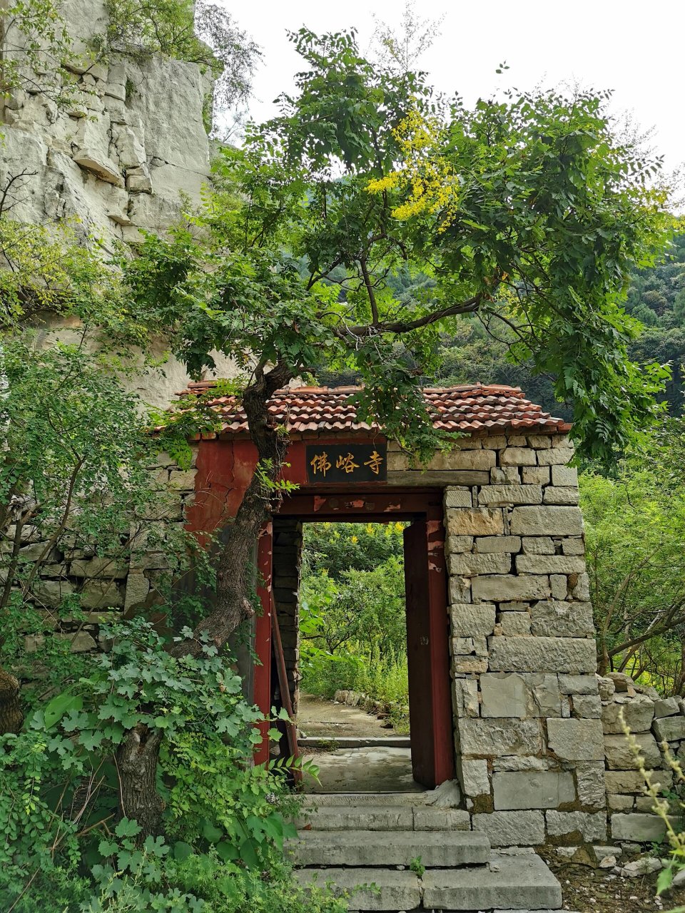 济南玉函山隋代佛教摩崖石刻(一) 玉函山阴有峪,为区别于龙洞佛峪,故