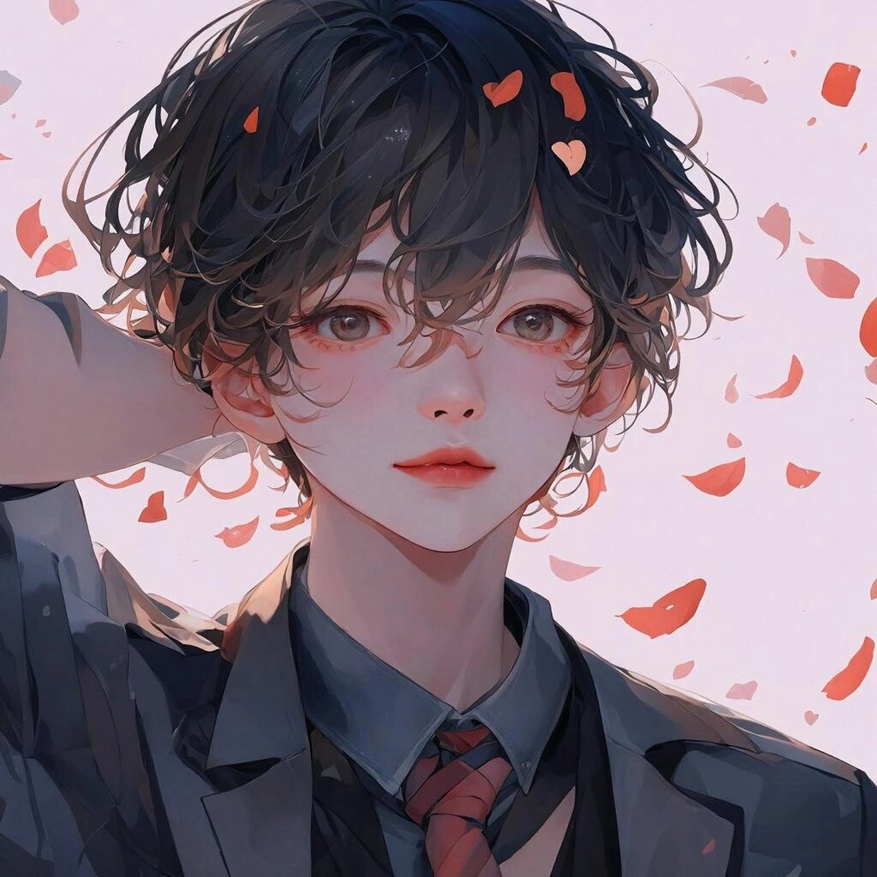 高清好看的男生动漫头像|第一期 卷发男生~针不搓~ 喜欢的朋友点个