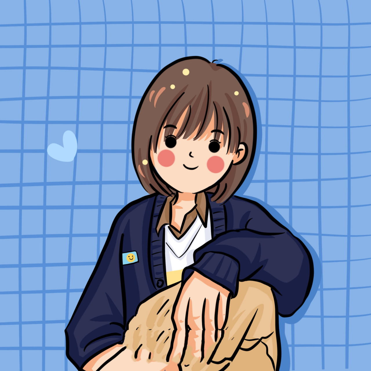 可爱女生酷酷女生头像 照片转手绘可爱卡通头像,描绘属于你的小故事