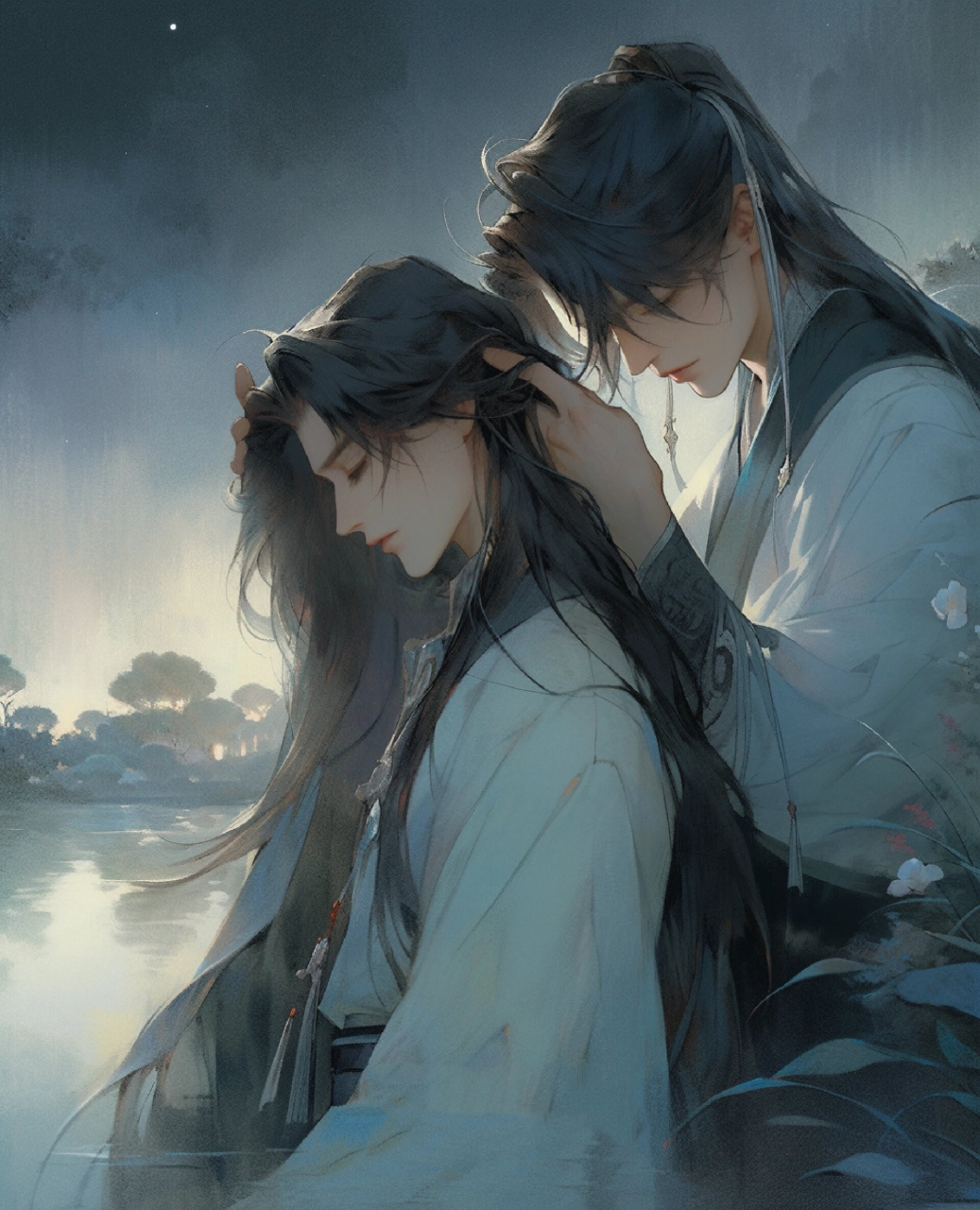 中国水墨古风︳双生