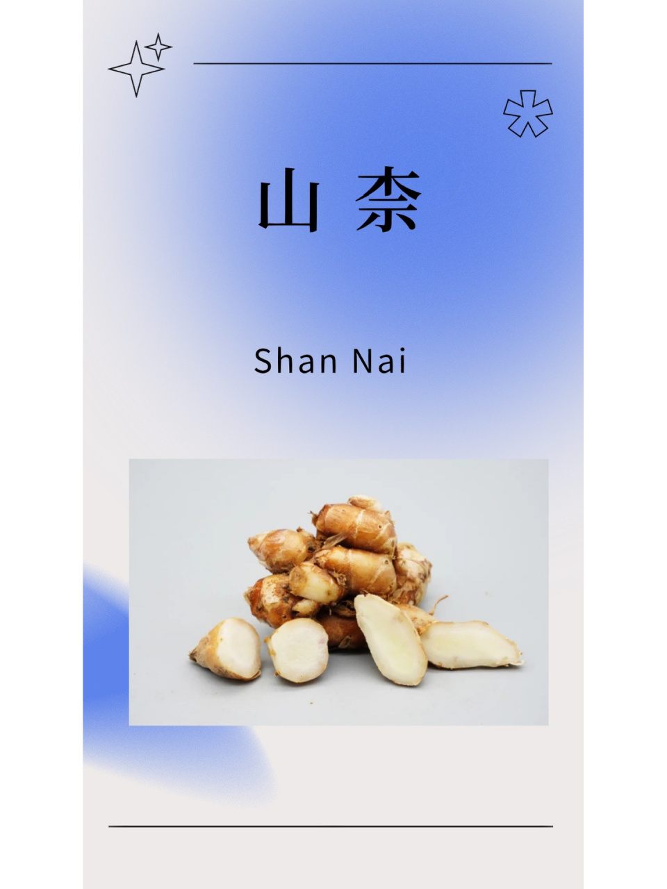 92药食两用——山柰93 92 别名:沙姜,三柰,山辣.