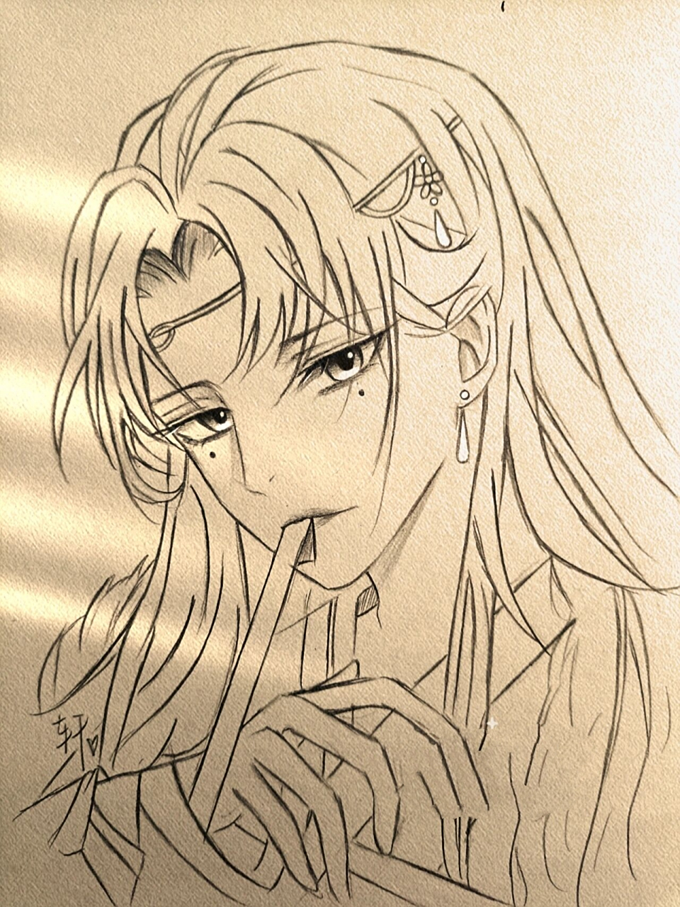 教你画古风帅哥