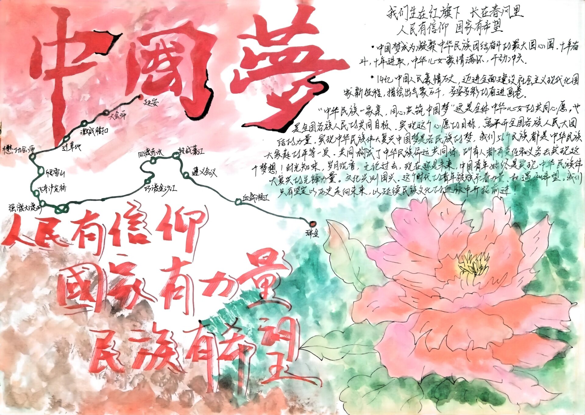 爱国教育手抄报
