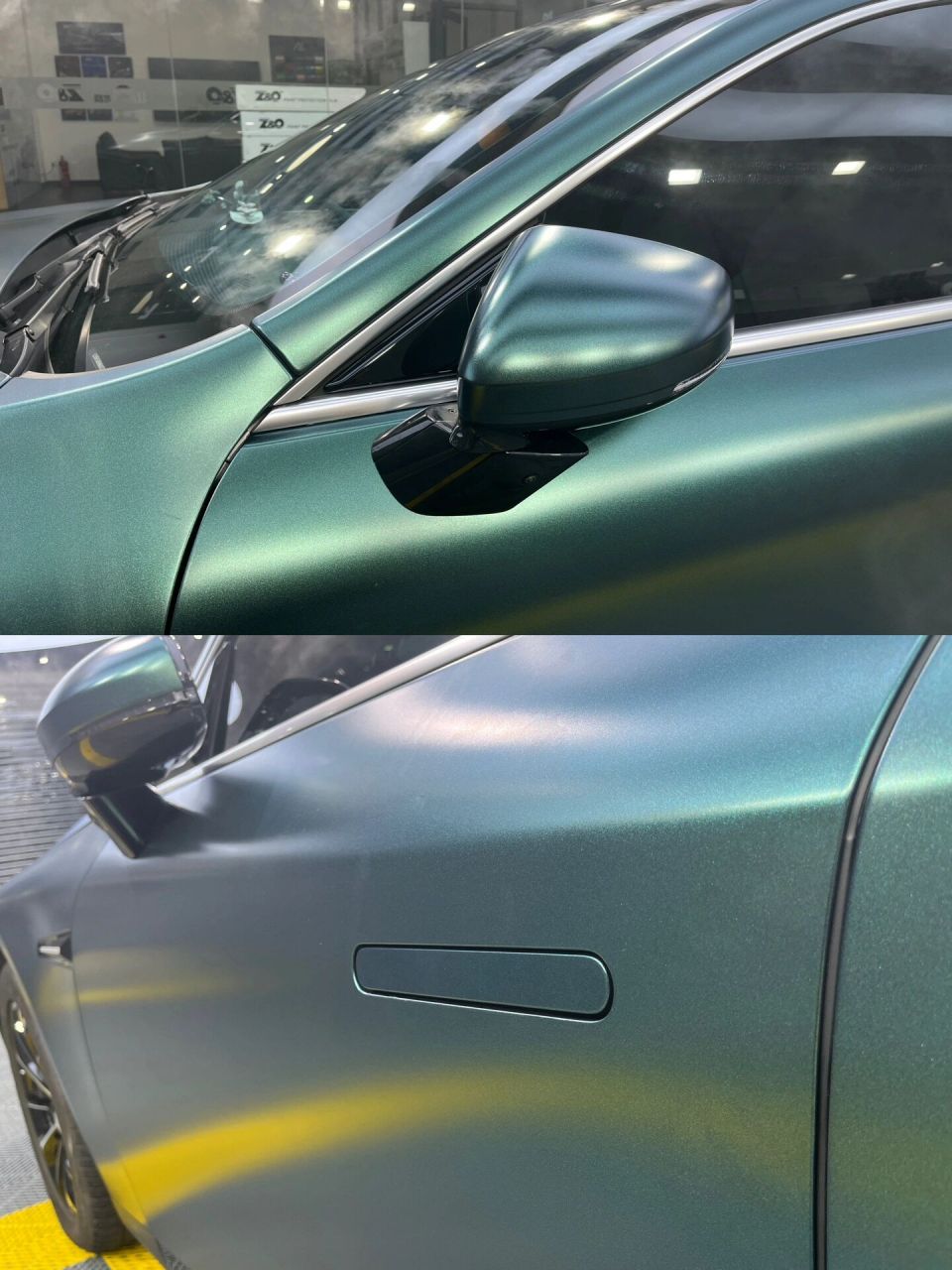 小鹏p7/绿色系98你们要的电光金属墨绿来～ 深圳·阴雨天真适合发这