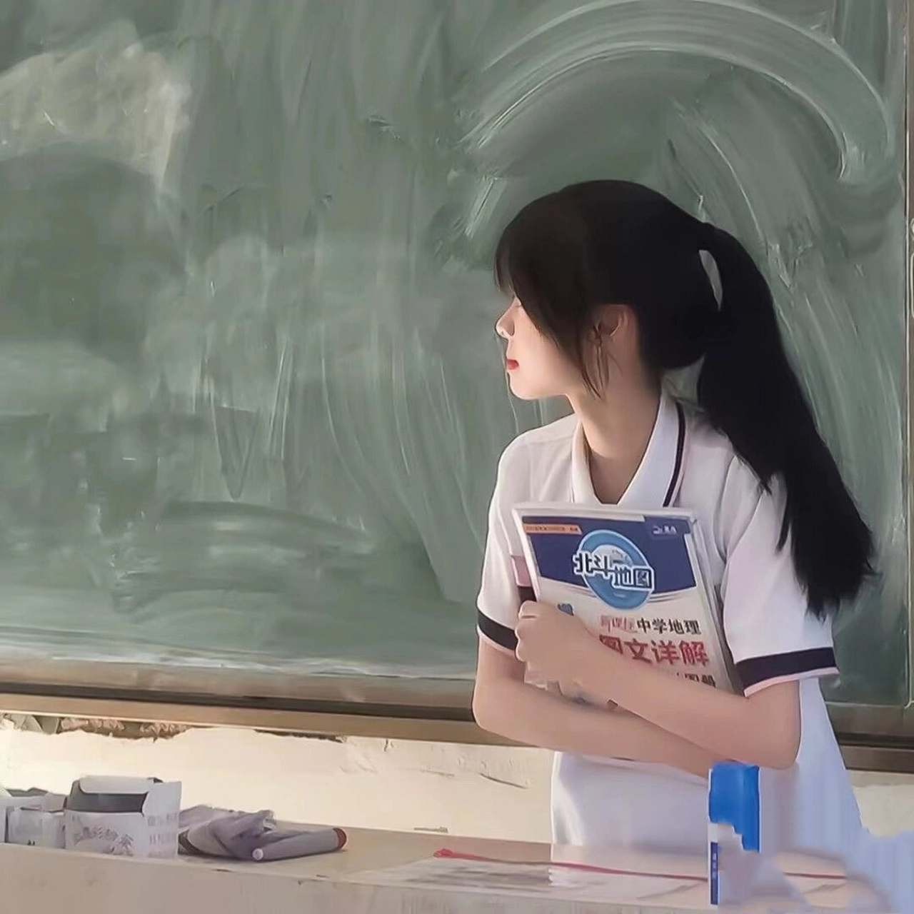 女生头像校园风 学生图片