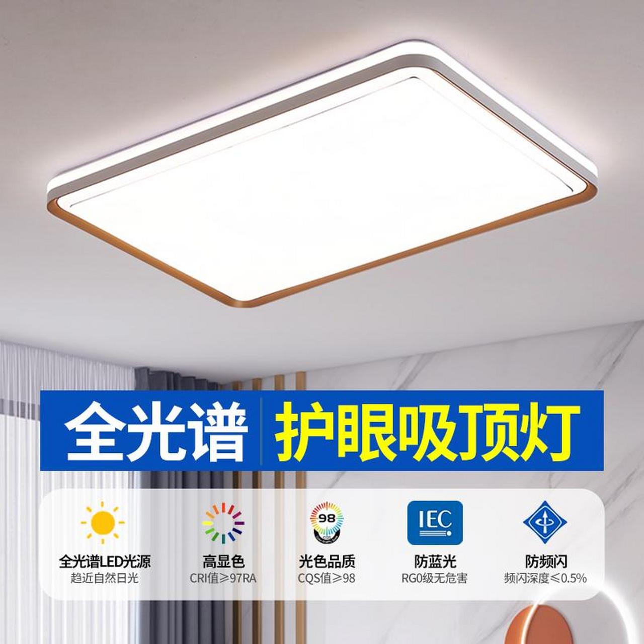 2024新款客厅主灯简约现代大气智能家中山灯具