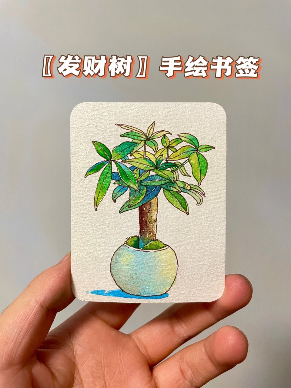 发财树的画法简笔画图片