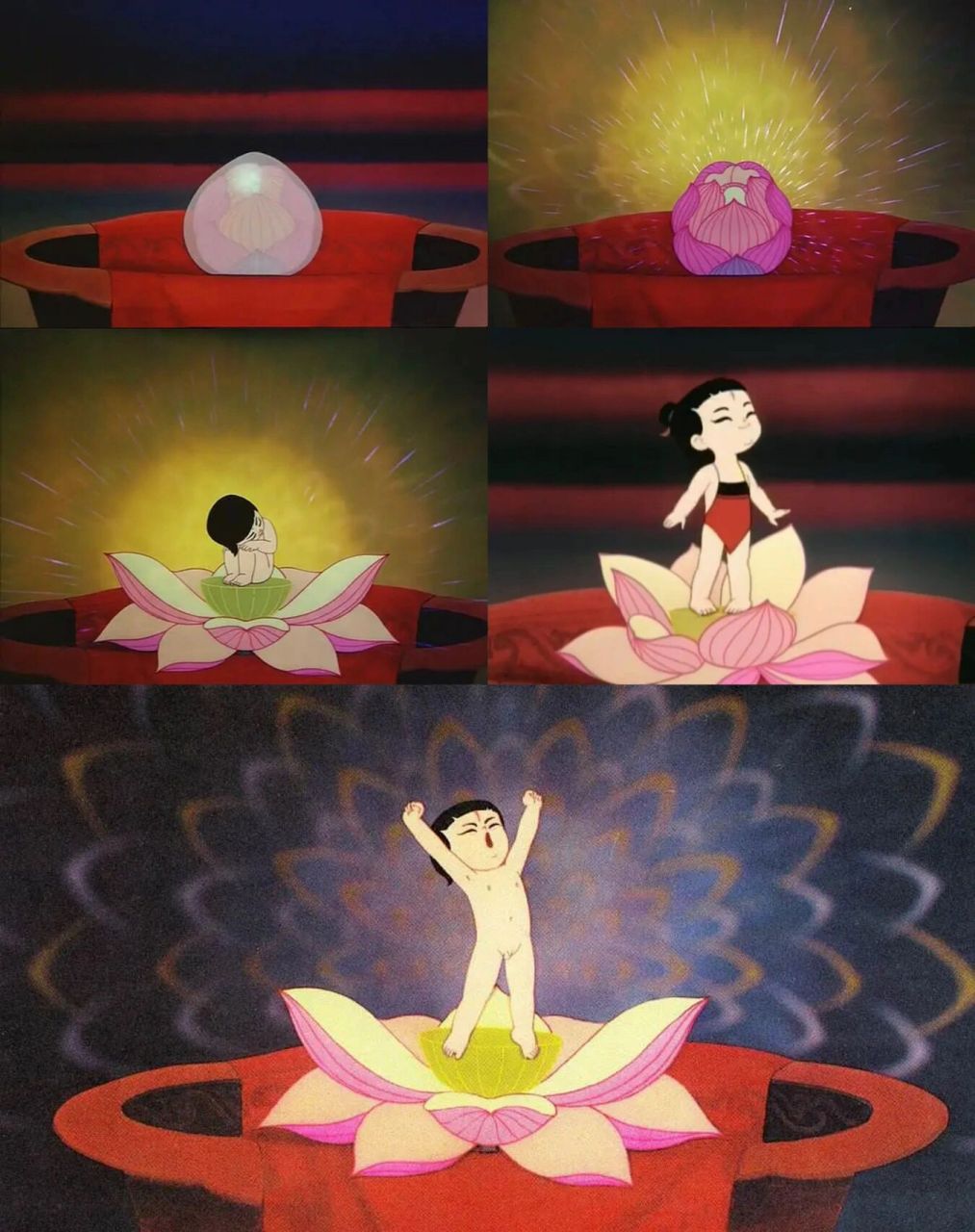 《哪吒闹海》1979 哪吒自刎前那一回眸.我的心都碎了.记一辈子.