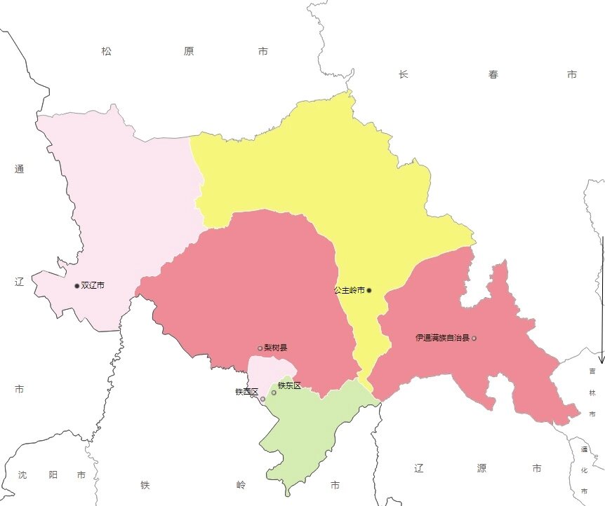 四平市地图@宁静致远浅舞轻唱的动态