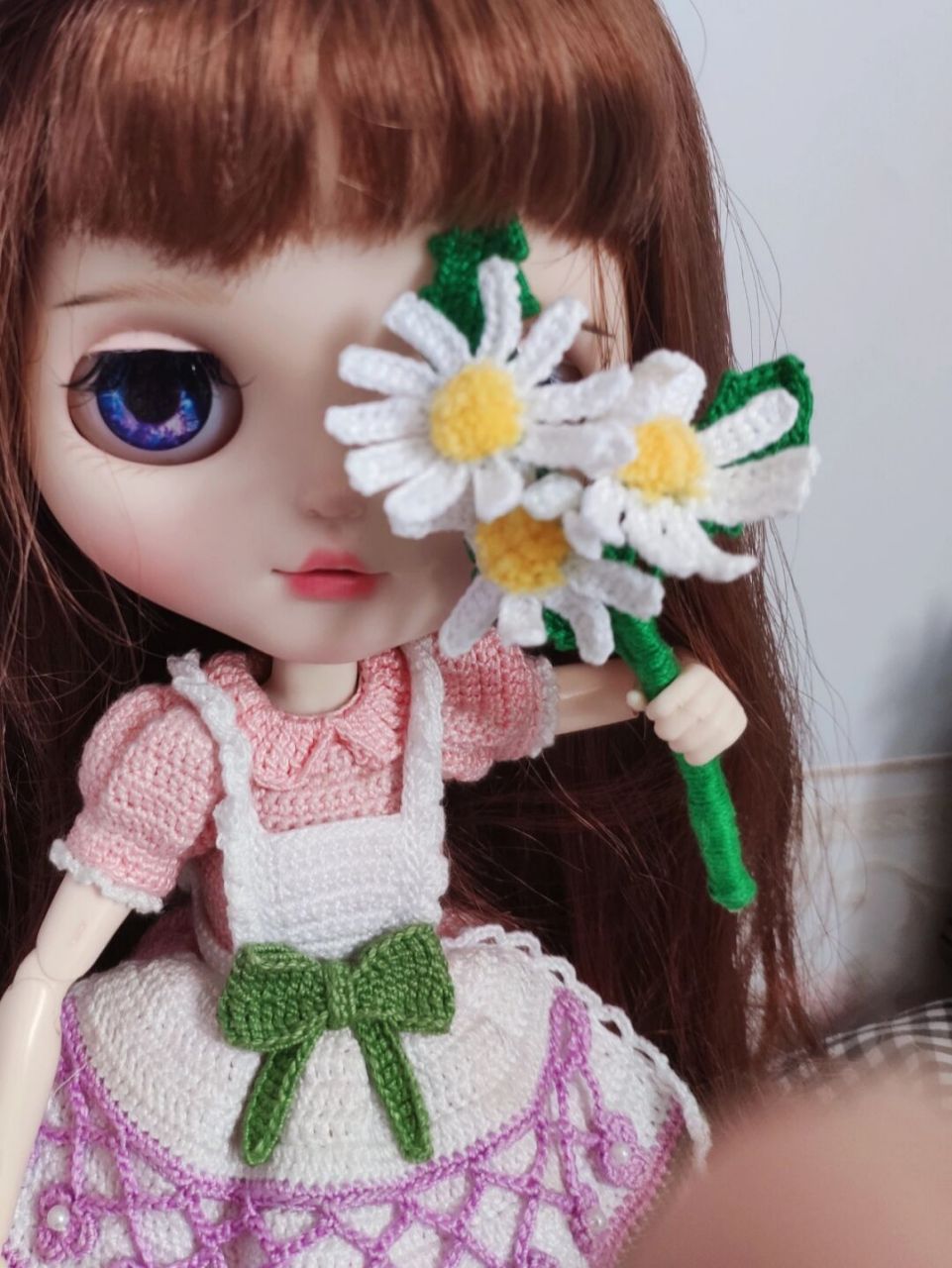 blythe娃衣# #手作娃衣# #手工钩织娃衣
