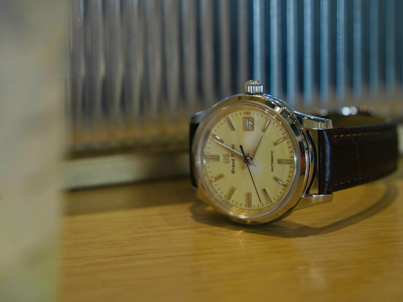 简单拍拍〕 grandseiko冠蓝狮精工 sbgr261g   好正好正!