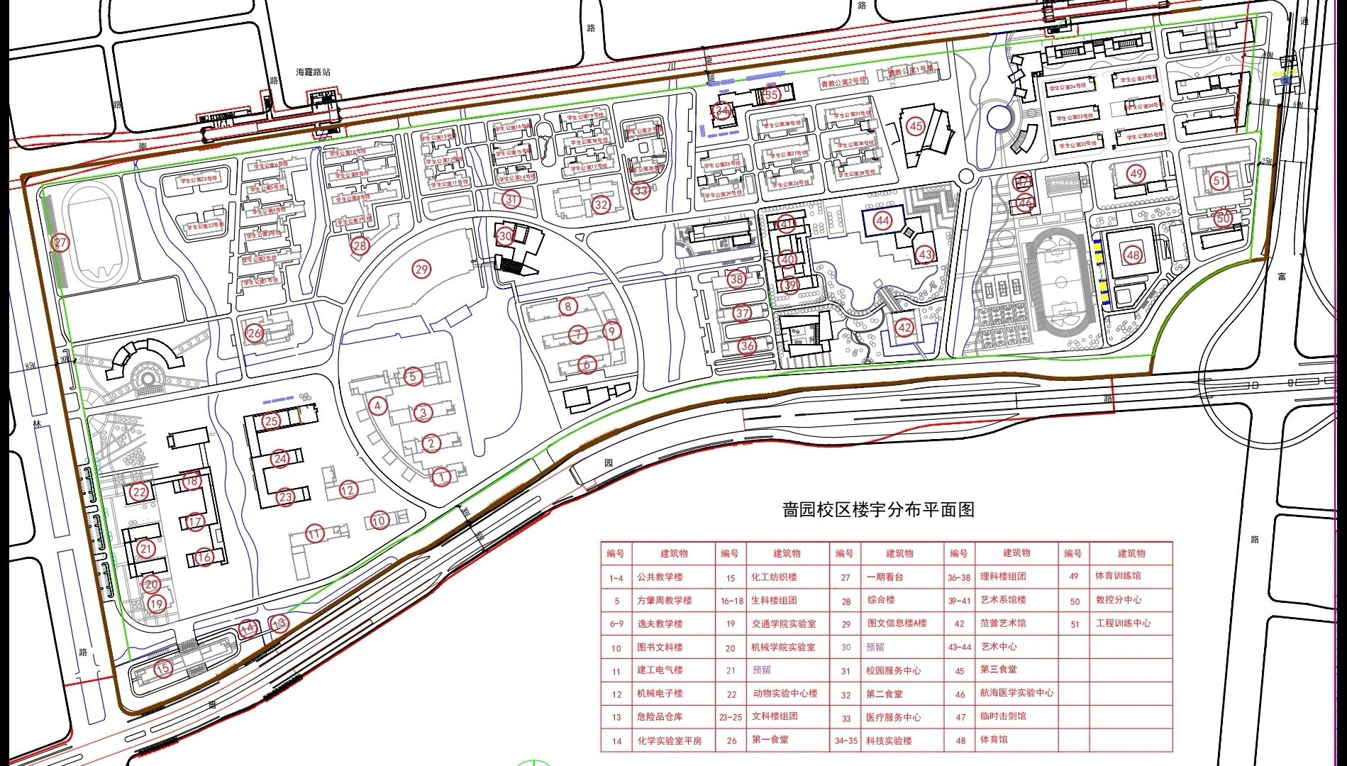 南通大学啬园校区地图图片