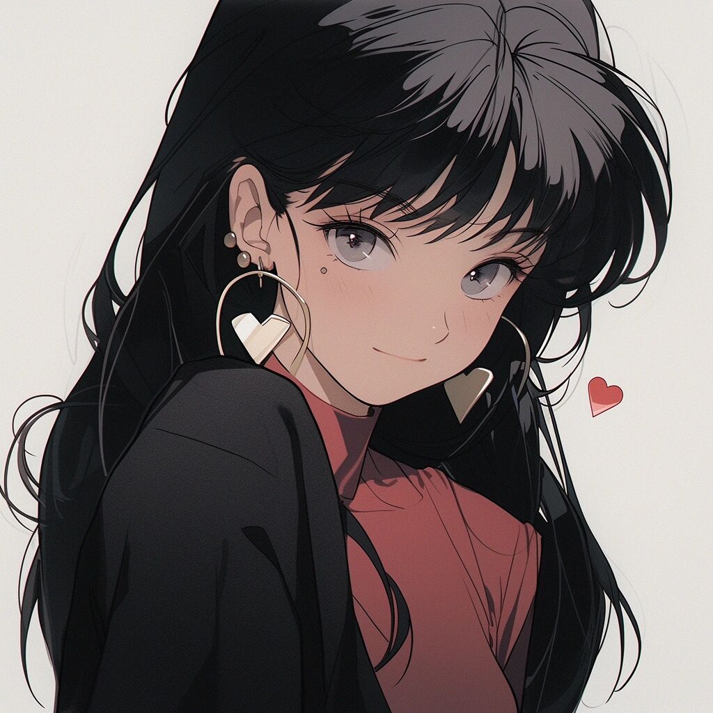 旧漫复古风女孩头像