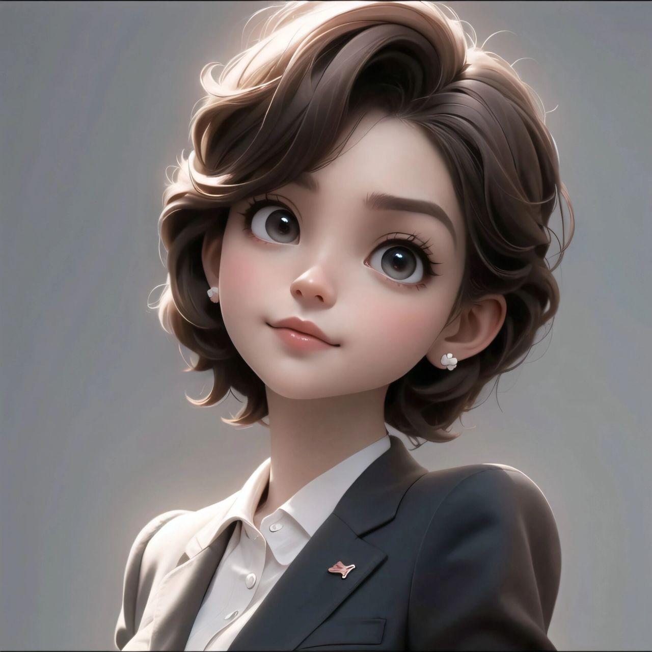 女生头像 职业头像系列之律师(短发版)  专属头像93看首页店铺