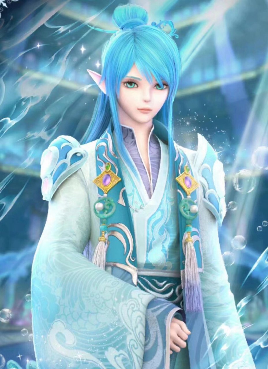 q版水王子 真的受够了画一个地方忘一个地方