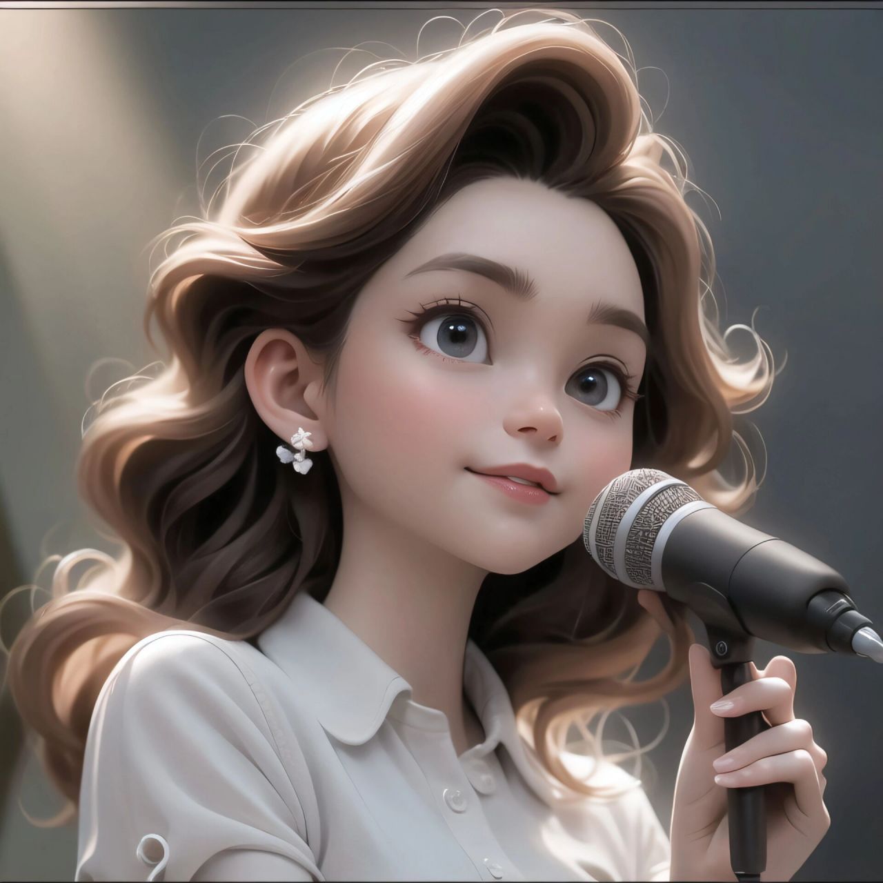 女生头像 职业头像系列之主持人