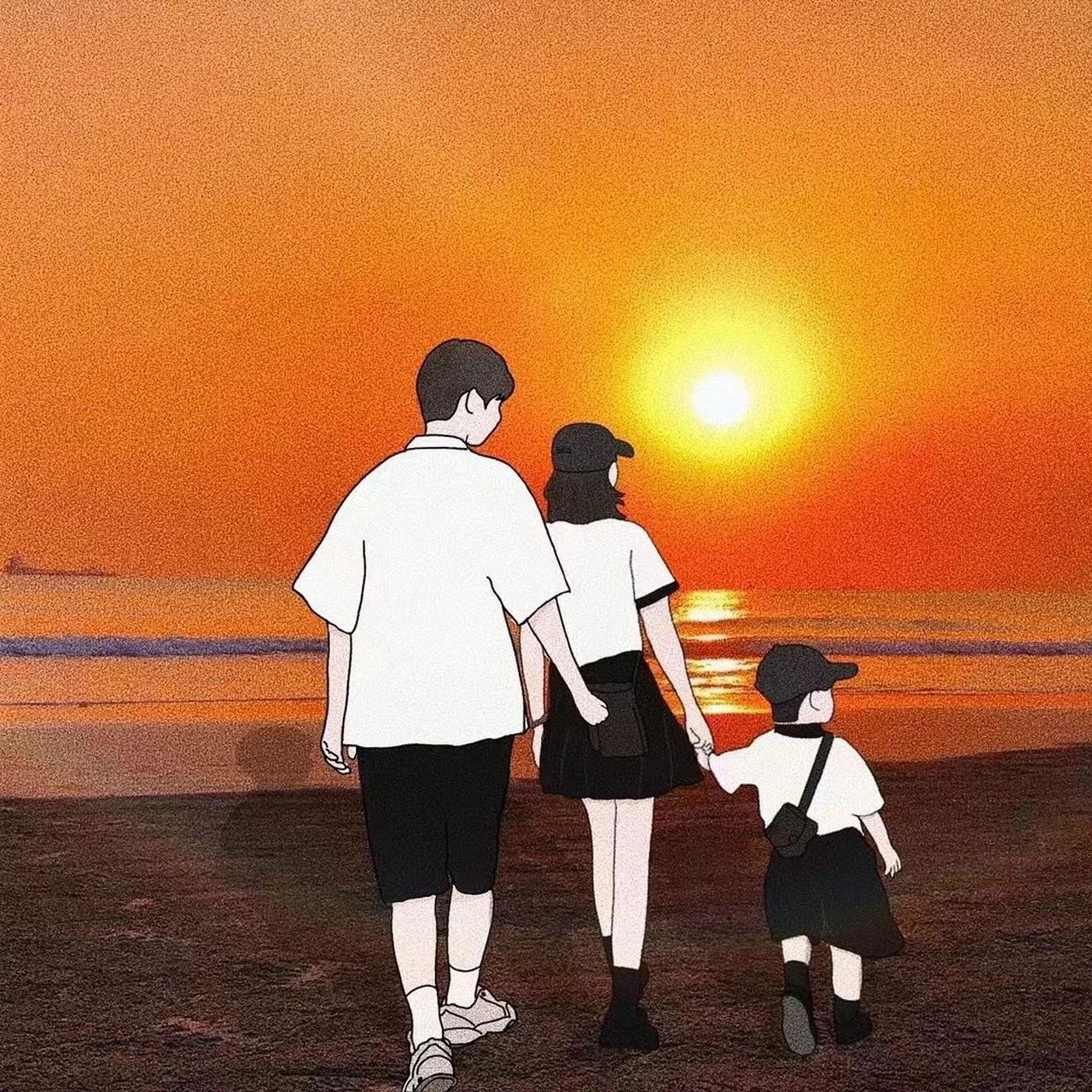 一家三口头像背景图 一家三口头像背景图 (男宝女宝) 97可做情侣