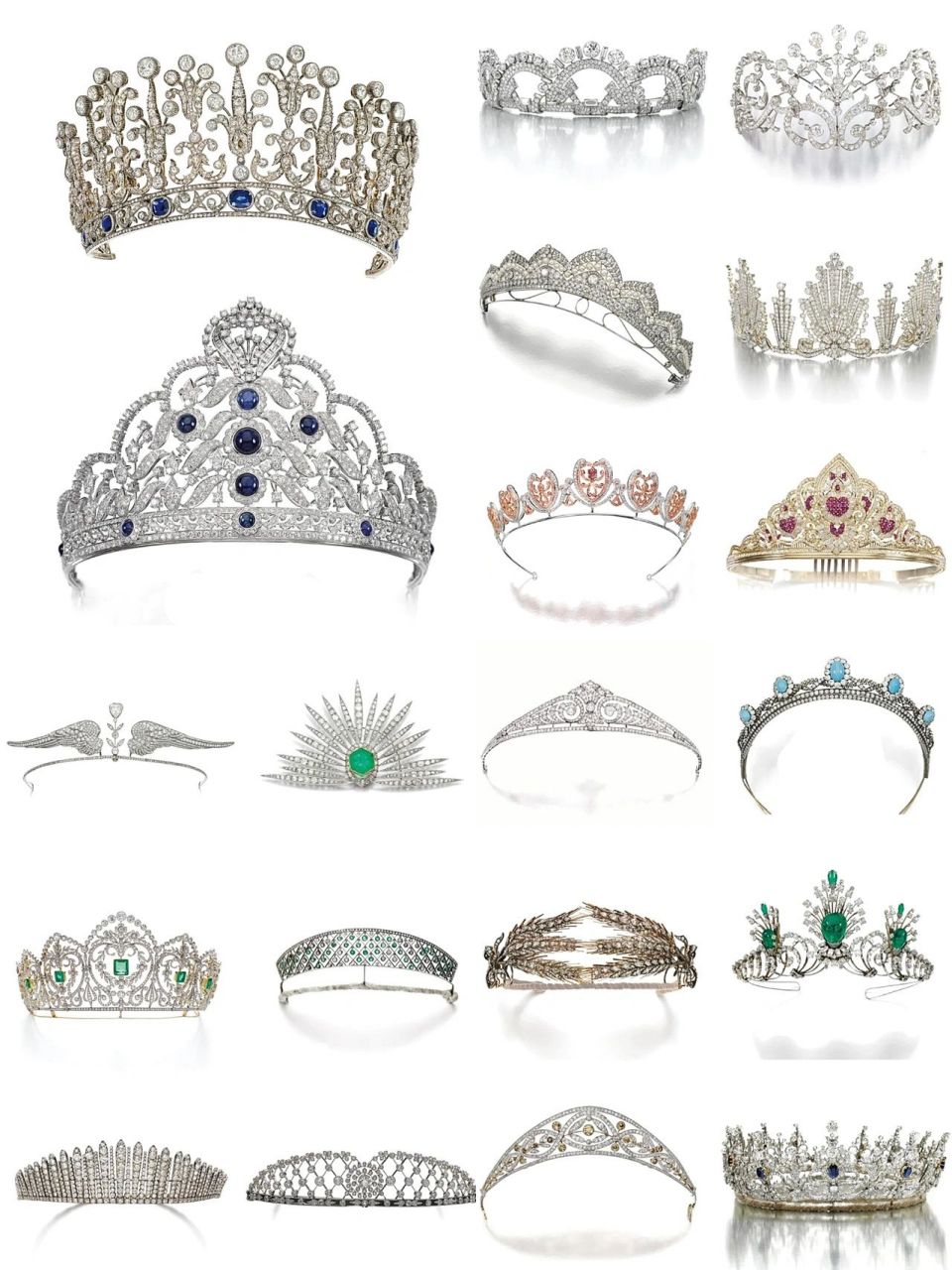 款式推荐|44款皇室贵族皇冠系列合集 给你们整理了44款皇冠冠冕的款式